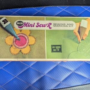 Vintage Salem Mini Sew’R Sewing and Marking Kit As Seen On TV Needle Punch Craft